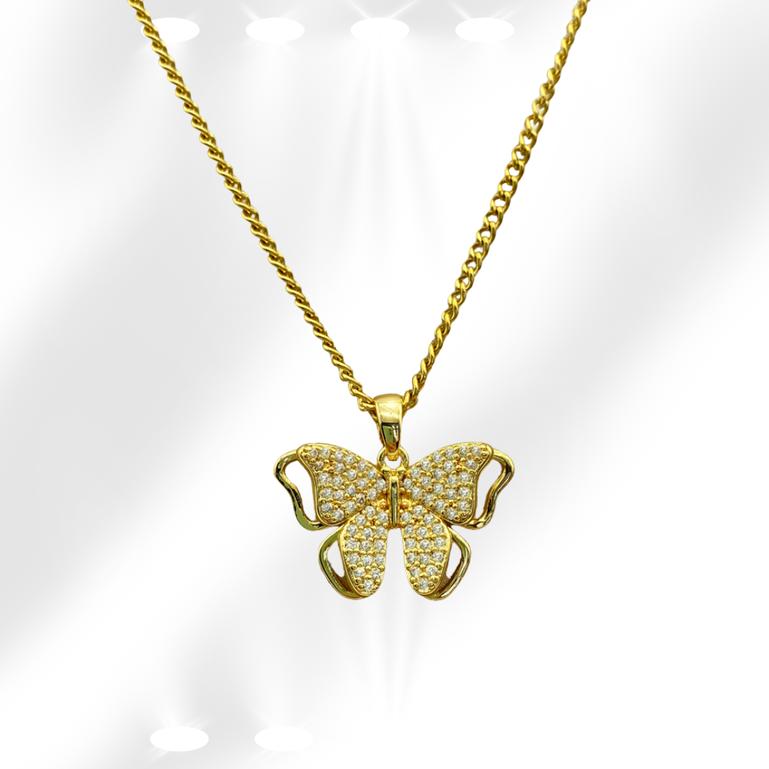 Schmetterlings Halskette