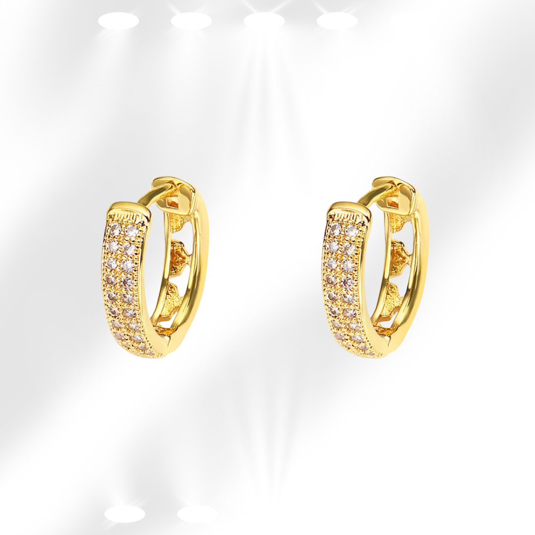 Elegante Ohrringe mit Zirkonia