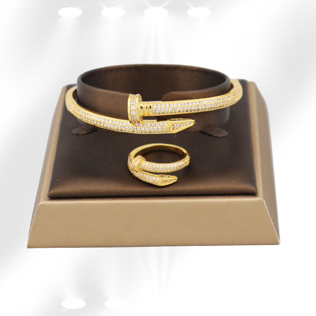Bracelet and ring set