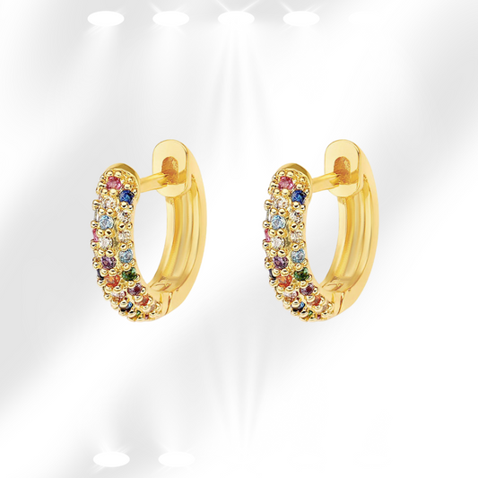 Gold plated earrings