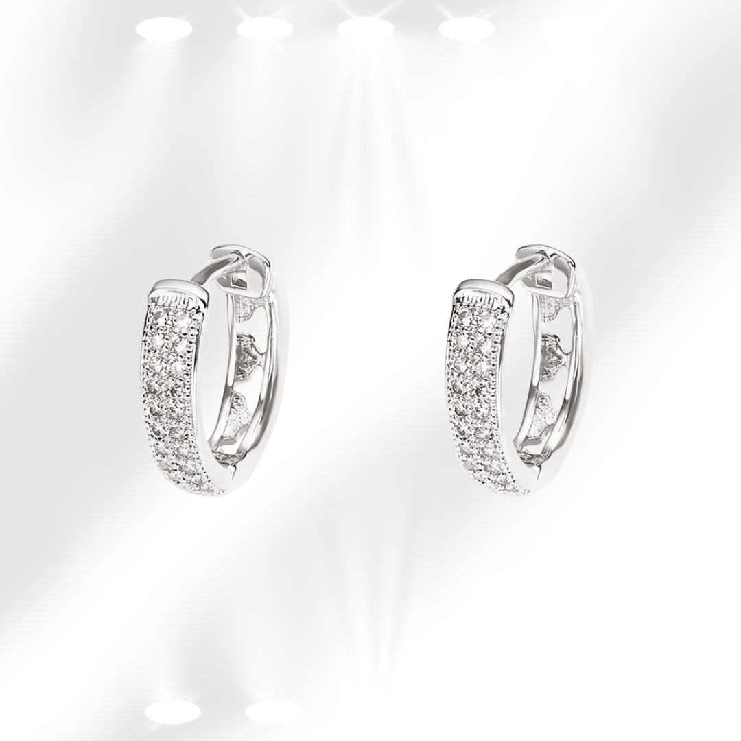 Elegante Ohrringe mit Zirkonia
